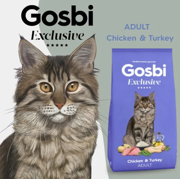 Gosbi Exclusive Cat Chicken & Turkey Adult - Imagen 2